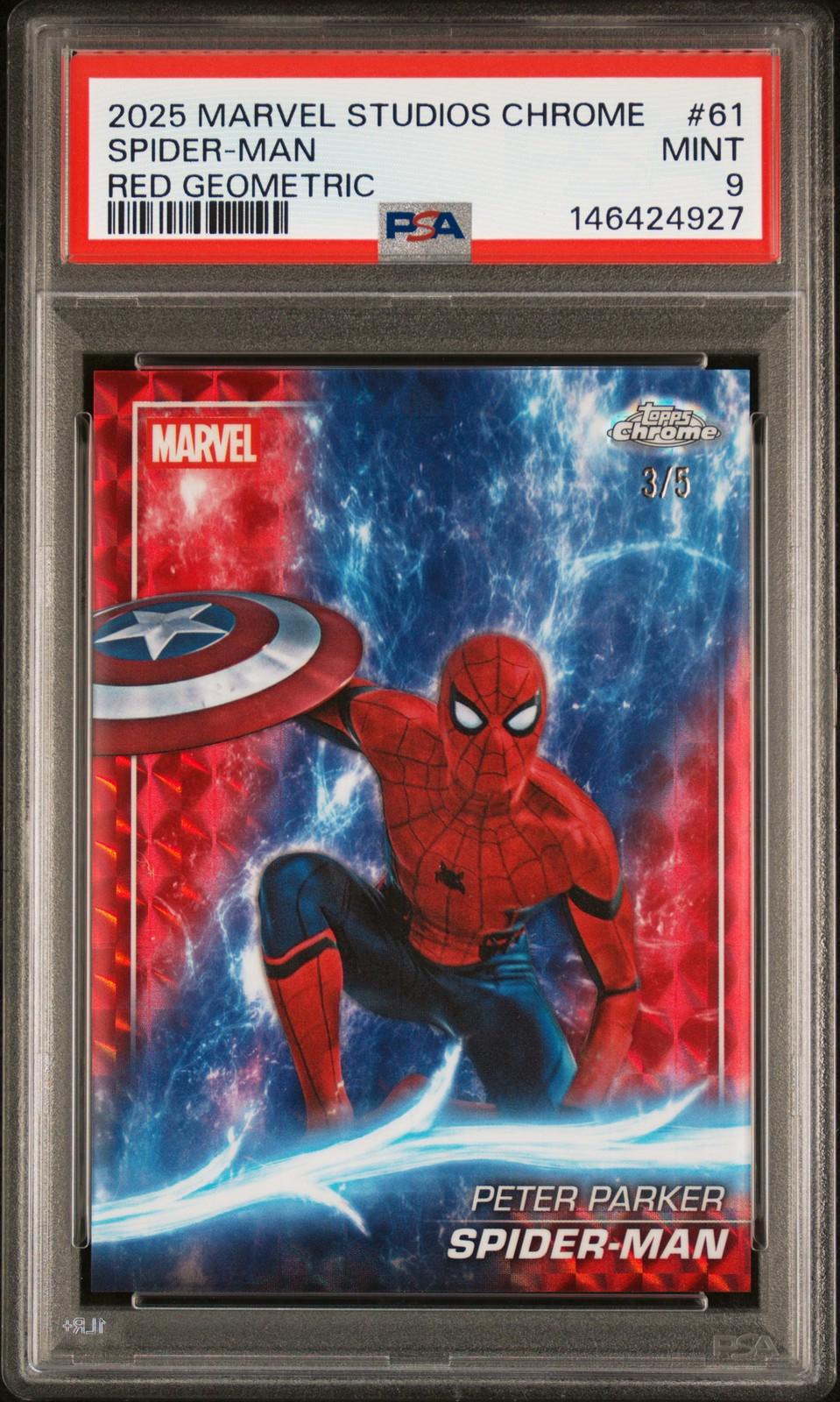 Spider-Man [Red Geometric Refractor] #61