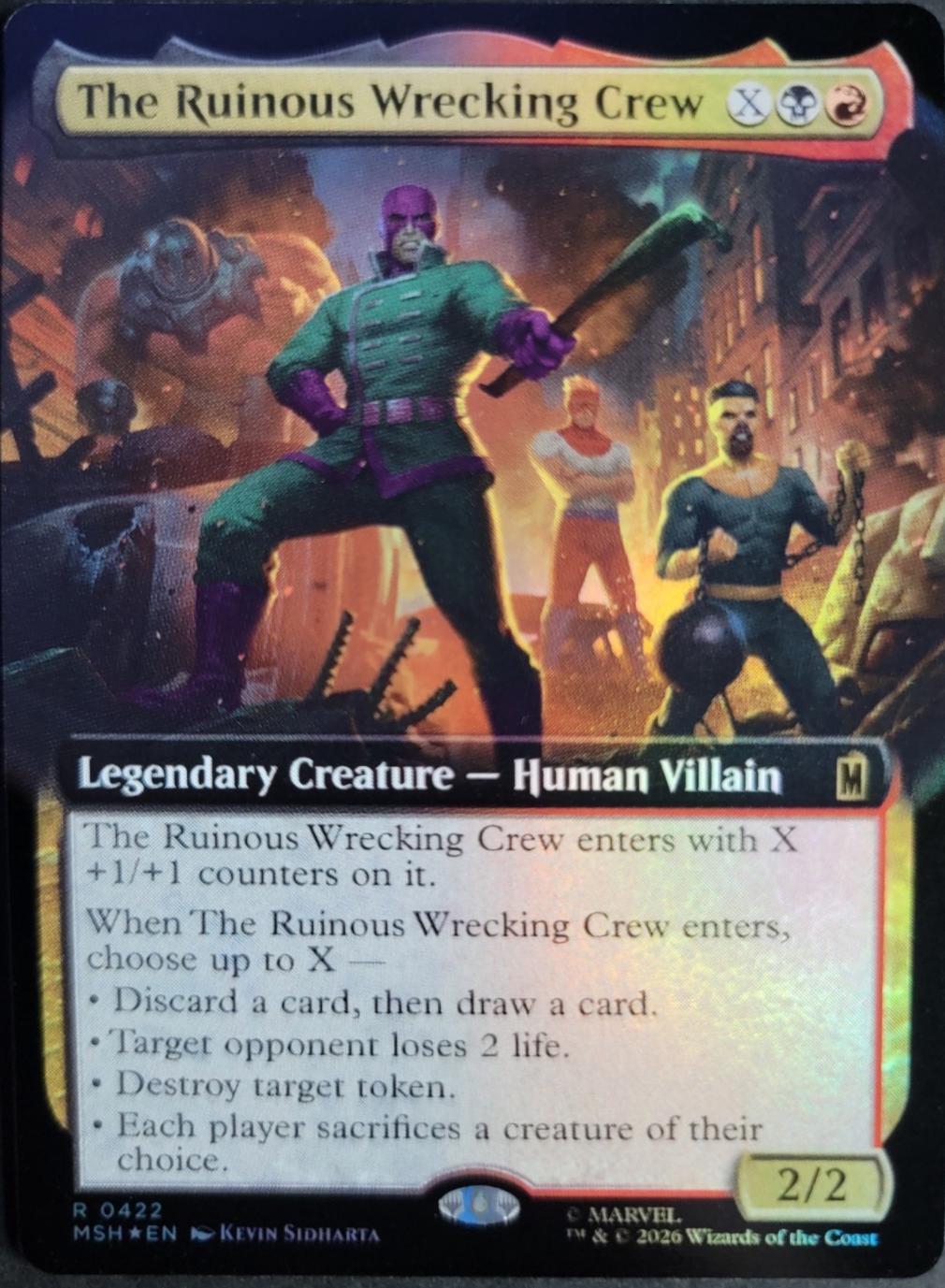 The Ruinous Wrecking Crew [Extended Art Foil] #422