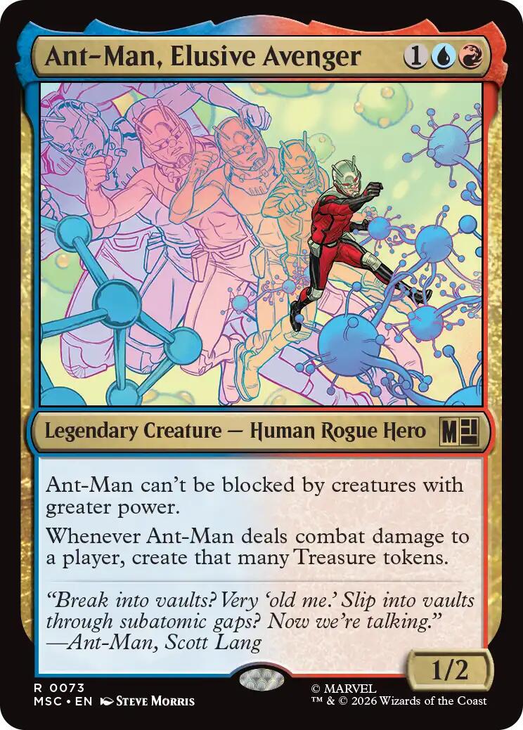 Ant-Man, Elusive Avenger [Surge Foil] #73