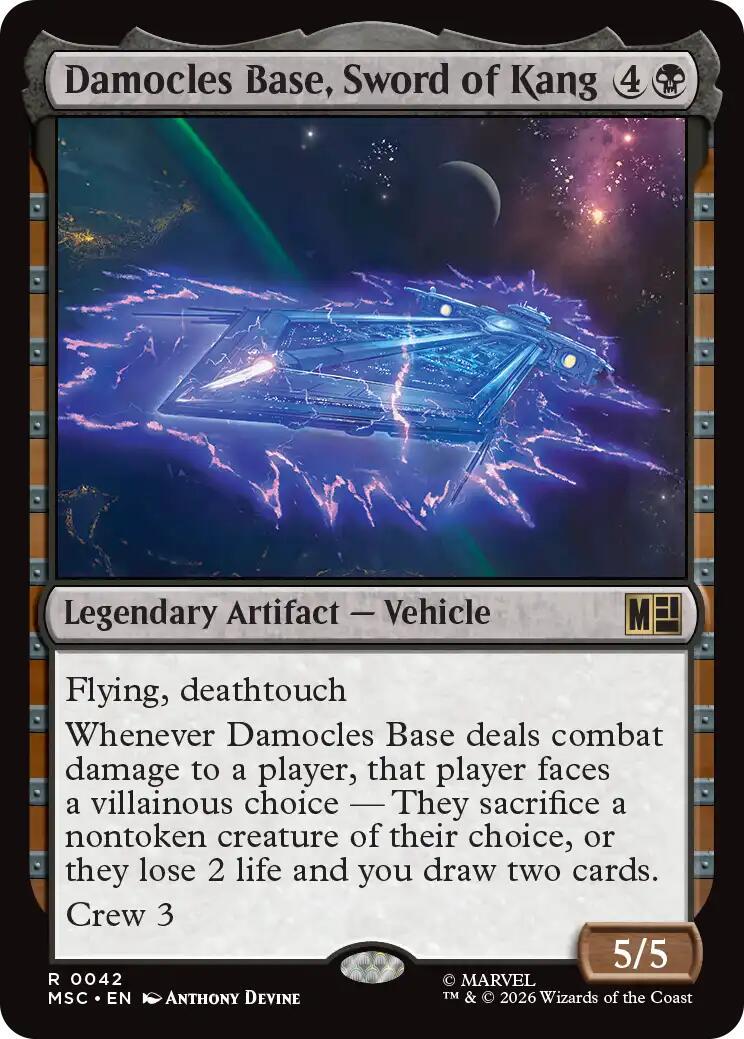 Damocles Base, Sword of Kang [Surge Foil] #42
