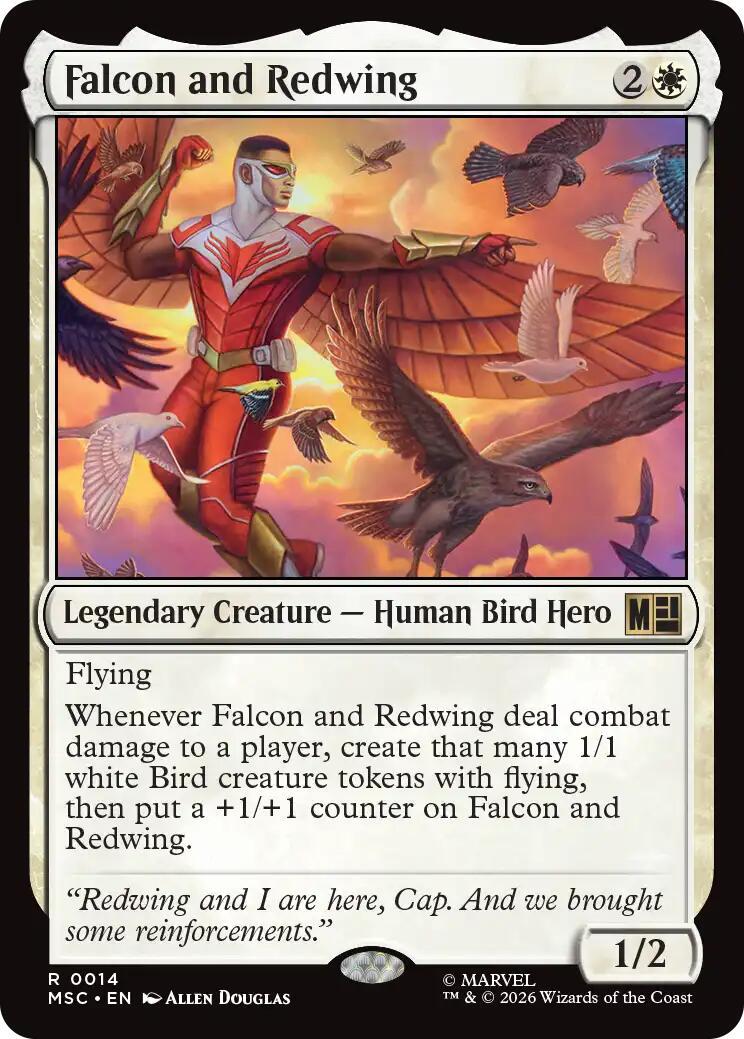 Falcon and Redwing [Surge Foil] #14