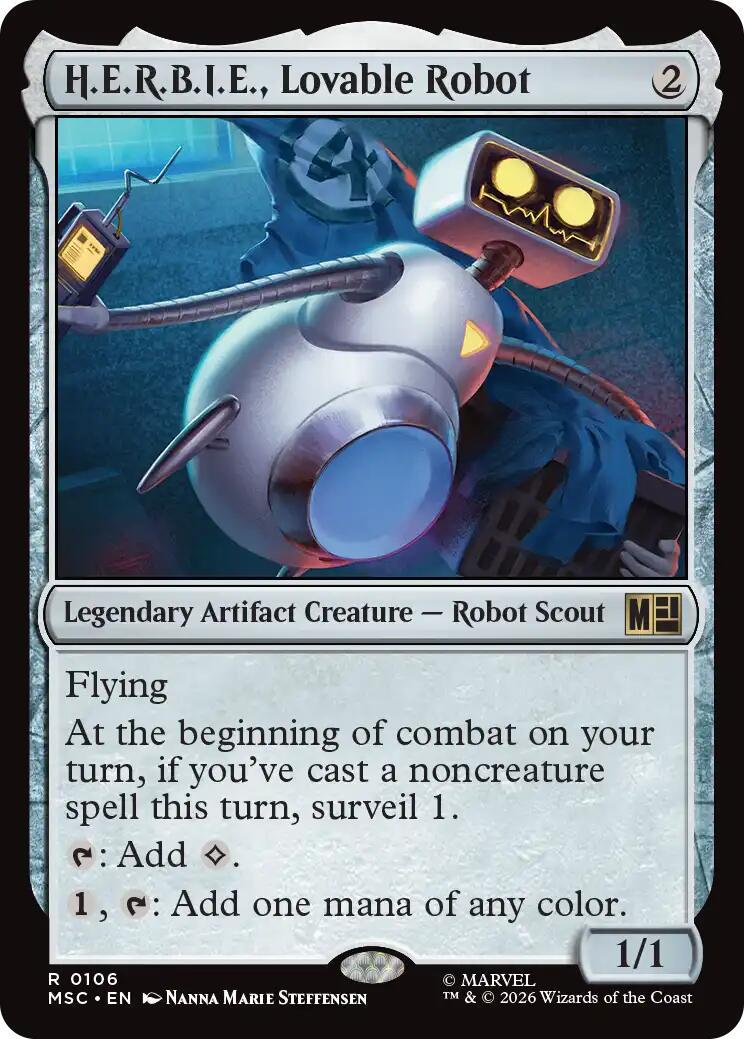 H.E.R.B.I.E., Lovable Robot [Surge Foil] #106