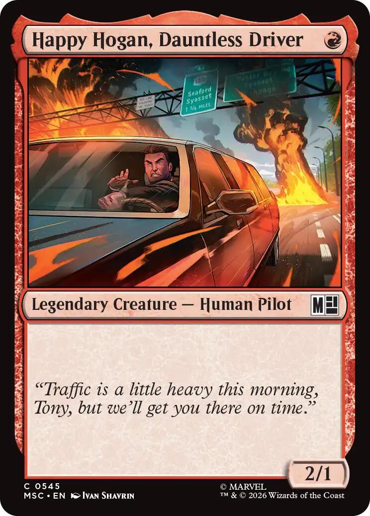 Happy Hogan, Dauntless Driver #545