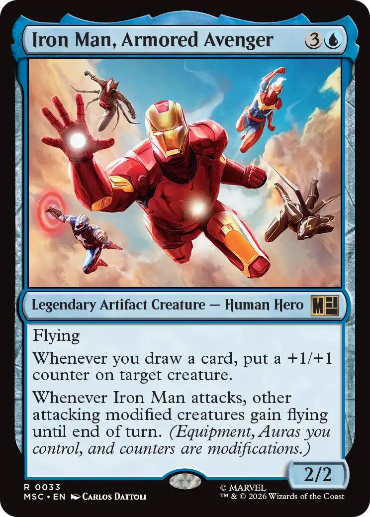 Iron Man, Armored Avenger [Surge Foil] #33