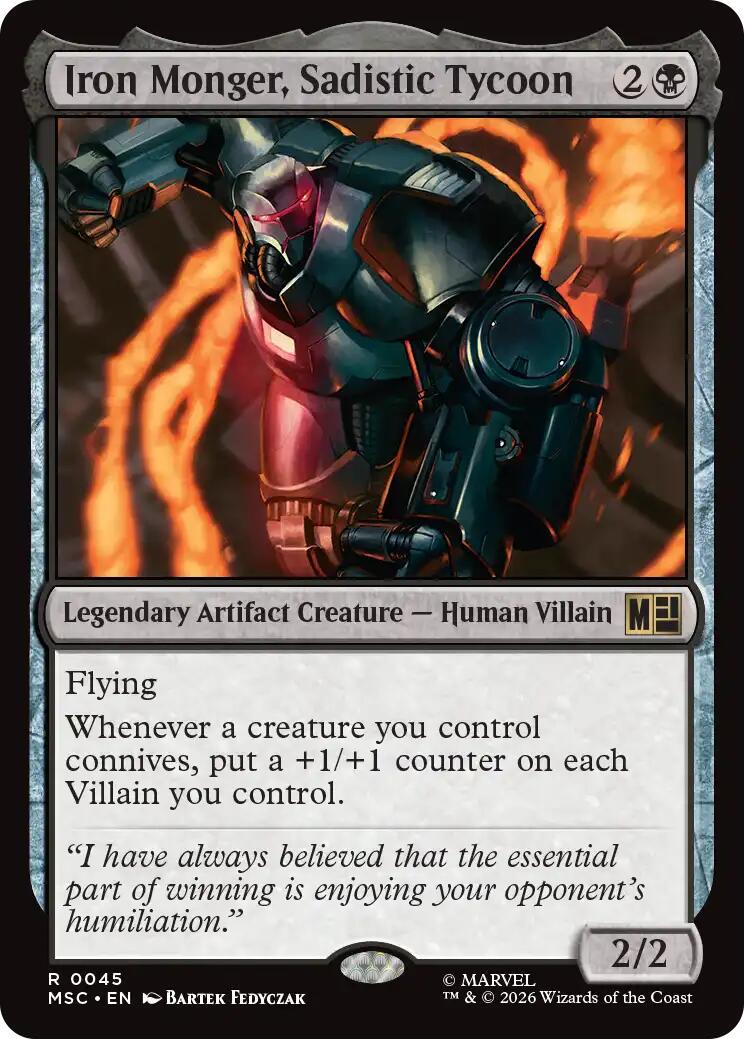 Iron Monger, Sadistic Tycoon [Surge Foil] #45