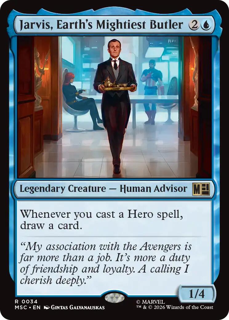Jarvis, Earth's Mightiest Butler [Surge Foil] #34