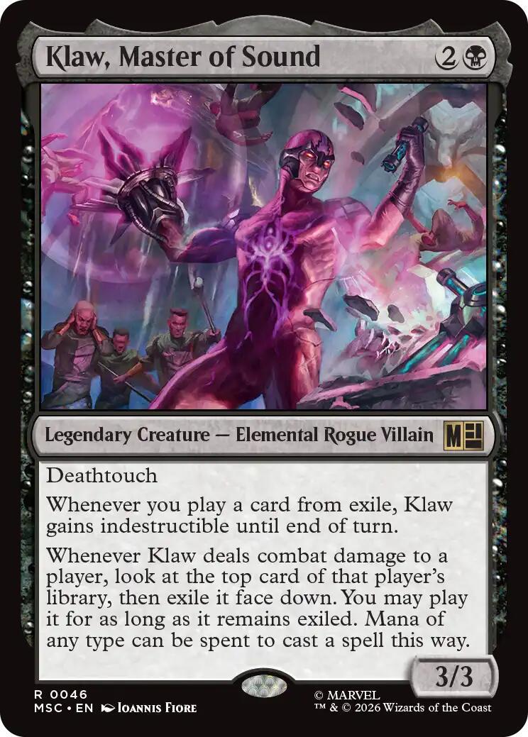 Klaw, Master of Sound [Surge Foil] #46
