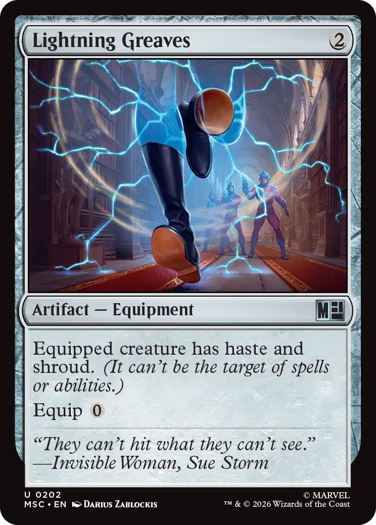 Lightning Greaves [Surge Foil] #202