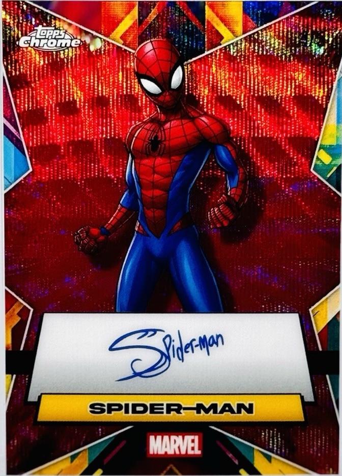 Spider-Man [Red Wave Refractor] #FA-SM