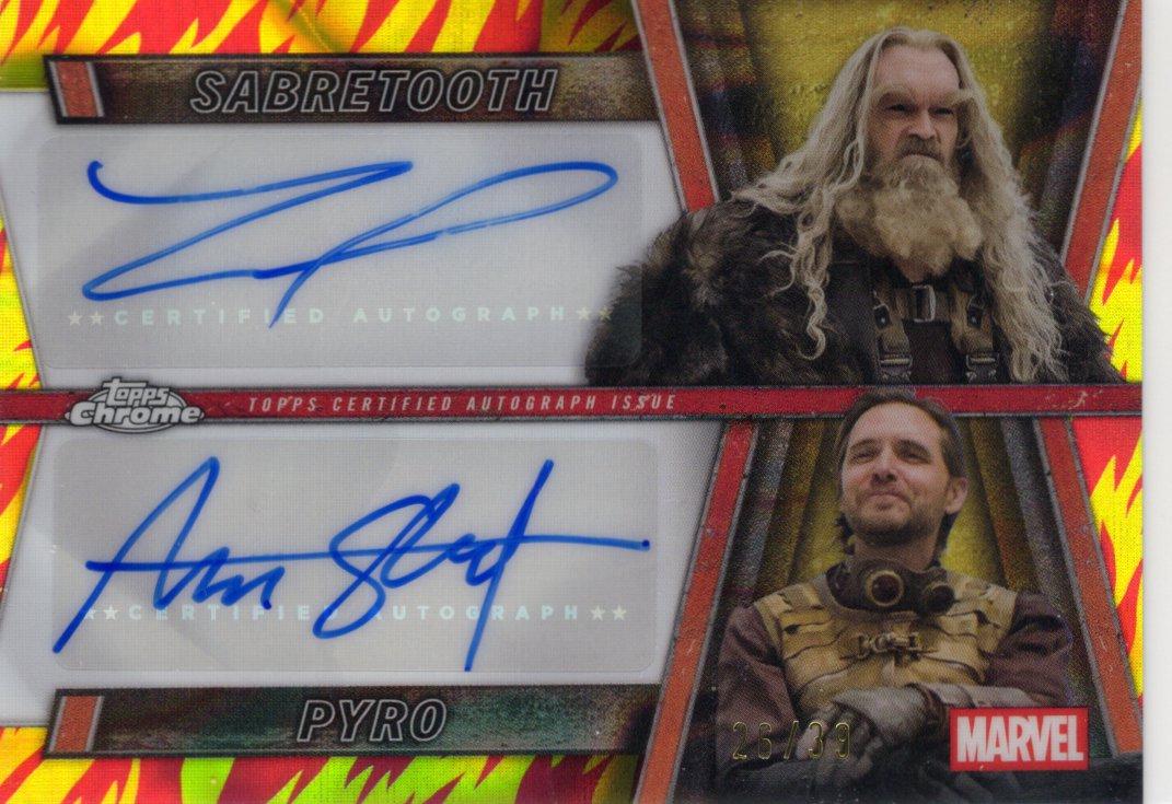 Aaron Stanford (Pyro) / Tyler Mane (Sabretooth) [Human Torch Lava] #TH-TA