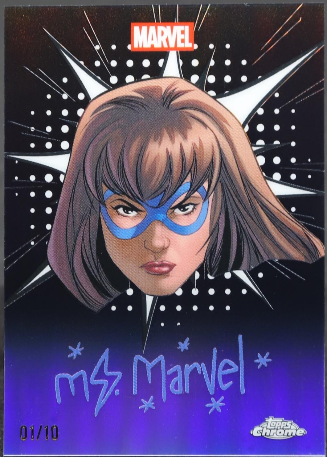 Ms. Marvel [Black Refractor] #MO-MM