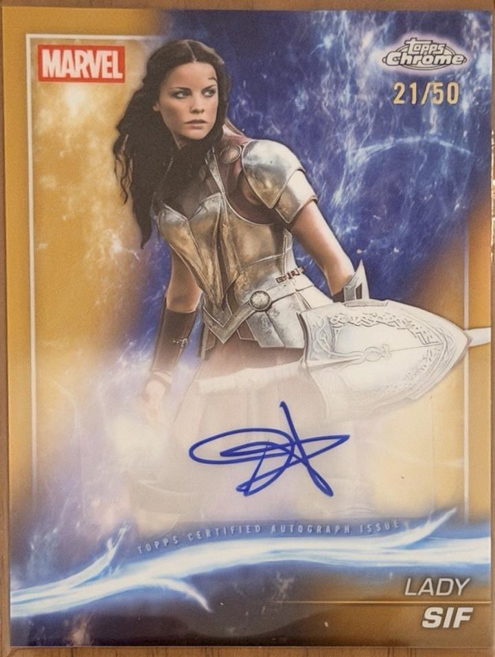 Jaimie Alexander as Lady Sif [Gold] #AA-JA