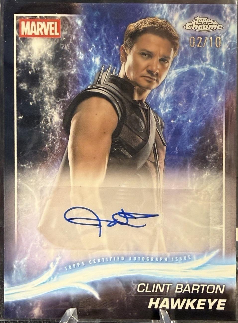 Jeremy Renner as Hawkeye [Black] #AA-JR