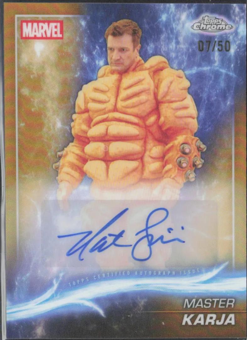 Nathan Fillion as Master Karja [Gold] #AA-NF