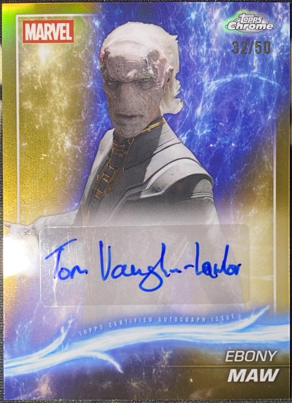 Tom Vaughan-Lawlor as Ebony Maw [Gold] #AA-TVL
