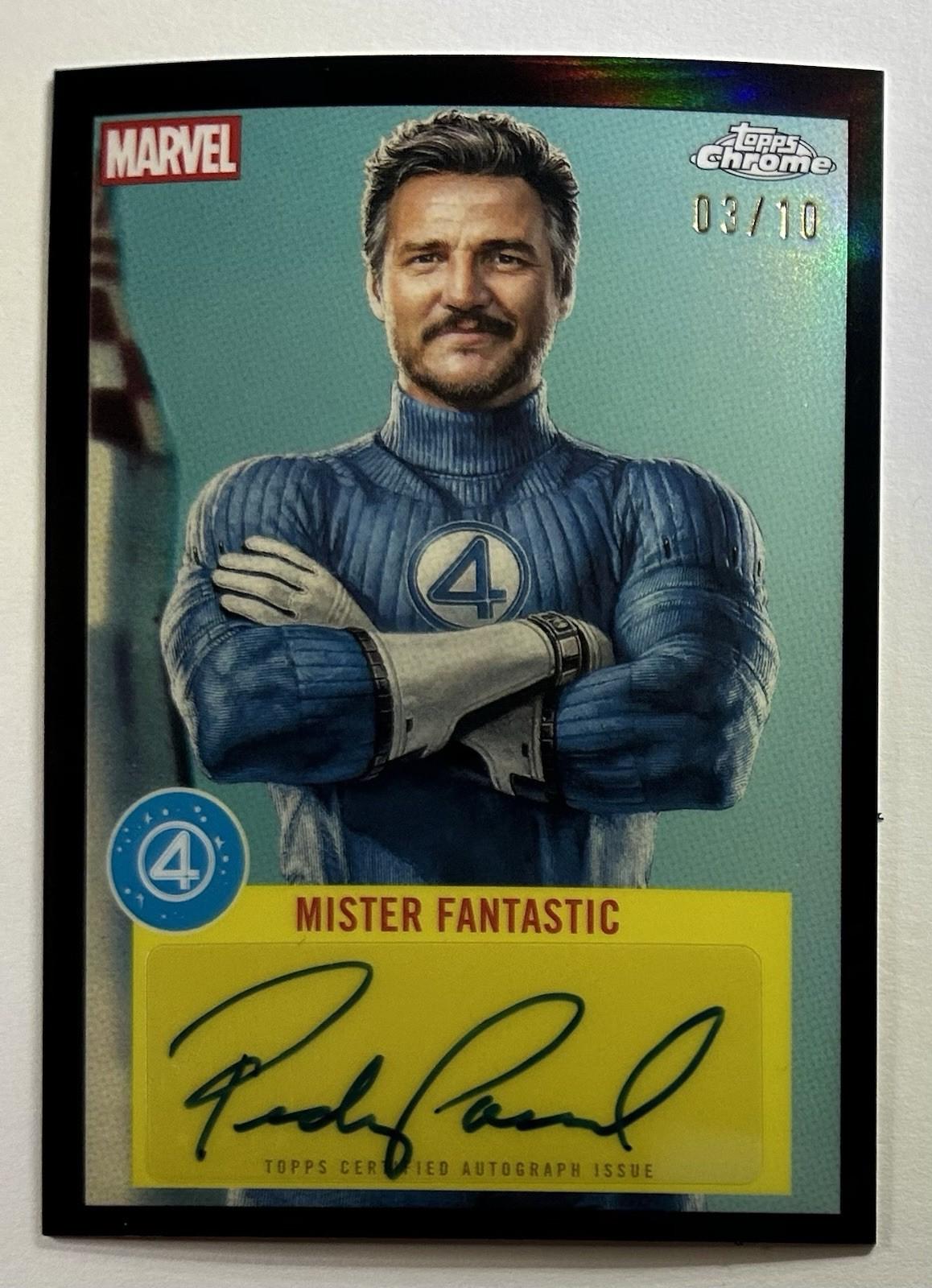 Pedro Pascal as Mister Fantastic [Black] #FFA-PP
