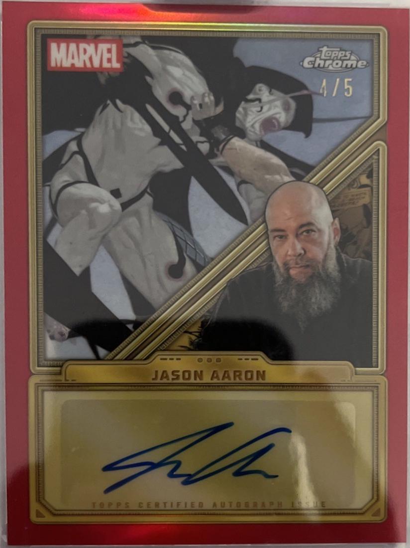 Jason Aaron [Red Refractor] #CA-JA