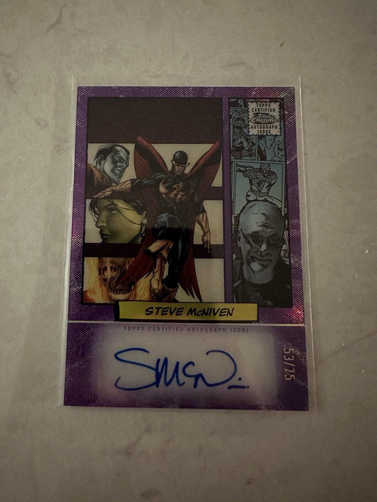 STEVE MCNIVEN [Purple Refractor] #CA-SM