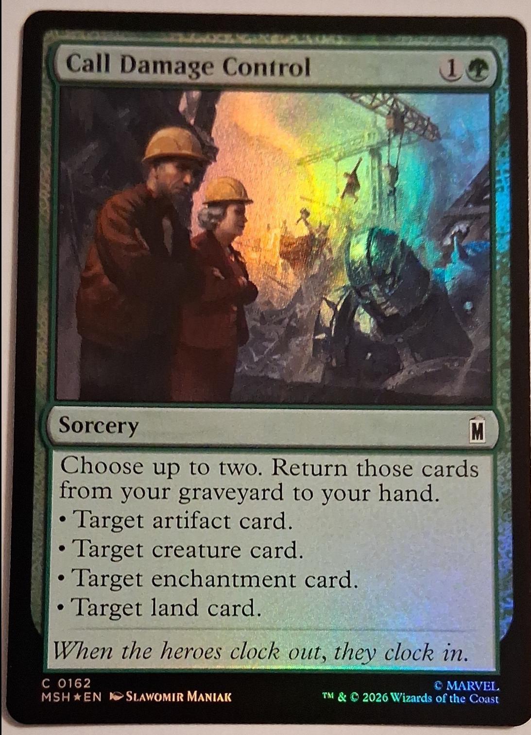Call Damage Control [Foil] #162