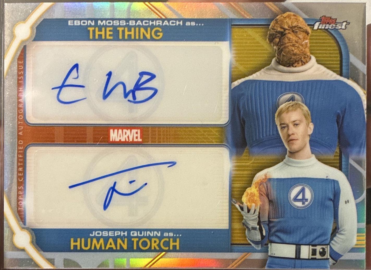 Ebon Moss-Bachrach (The Thing) / Joseph Quinn (Human Torch) #DA-MQ