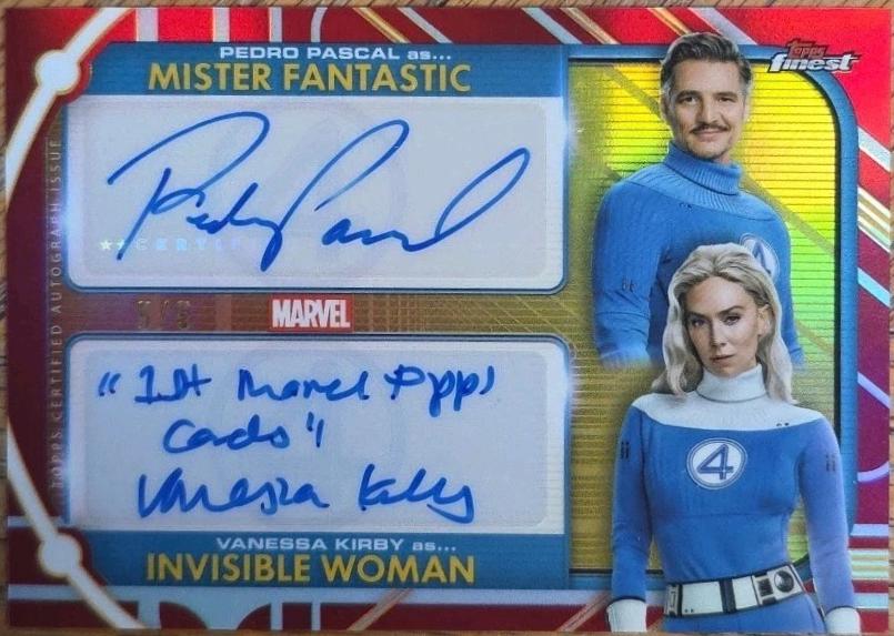 Pedro Pascal (Mister Fantastic) / Vanessa Kirby (Invisible Woman) [Red] #DA-PK