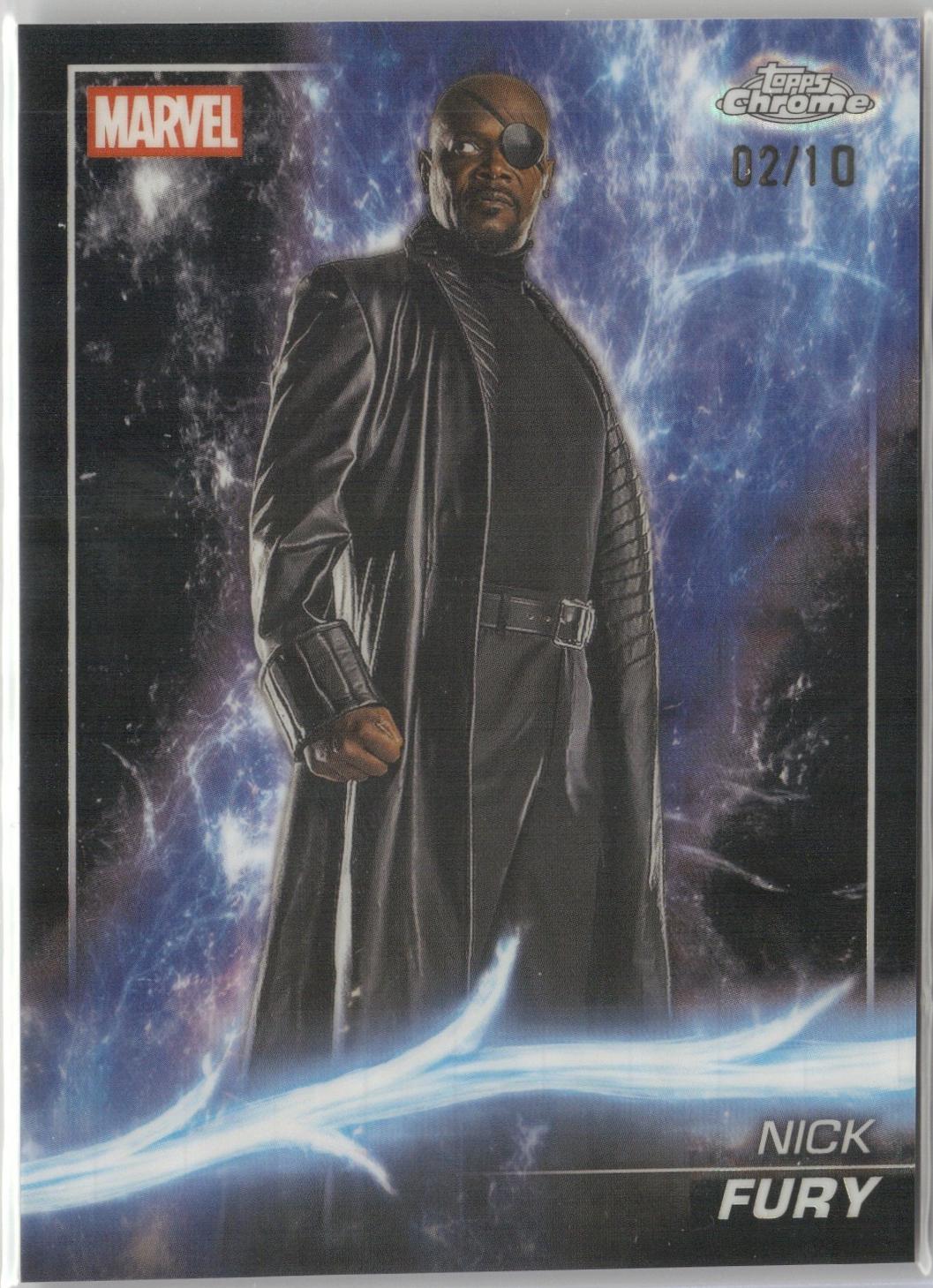 Nick Fury [Black Geometric Refractor] #9