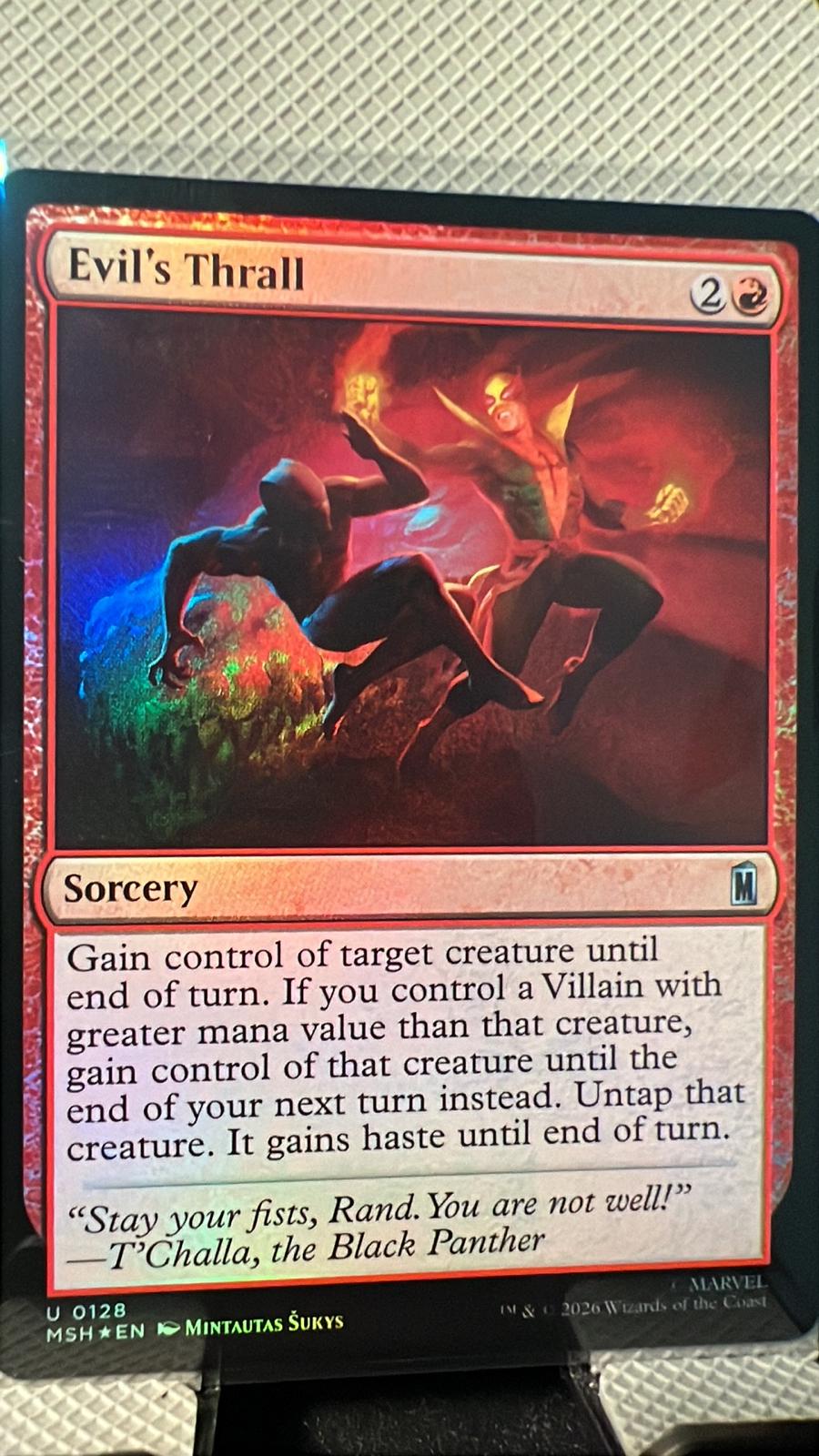 Evil's Thrall [Foil] #128