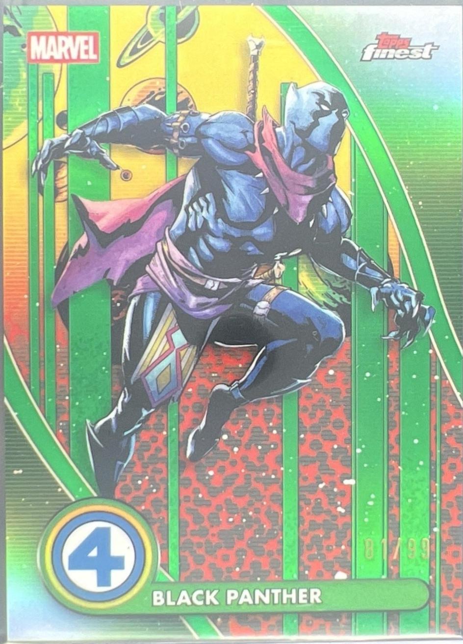 Black Panther [Green Refractor] #87