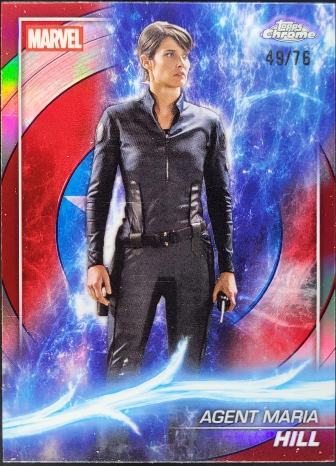 Agent Maria Hill [Captain America Refractor] #30