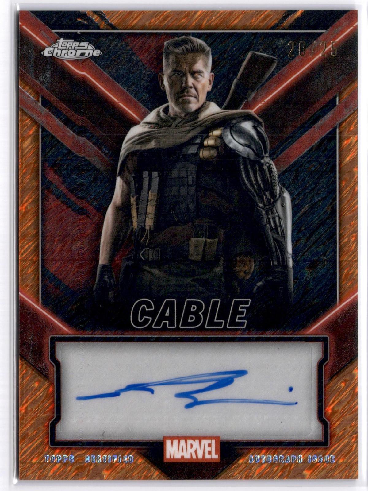 Josh Brolin (Cable) [Orange Shimmer] #TC-JB