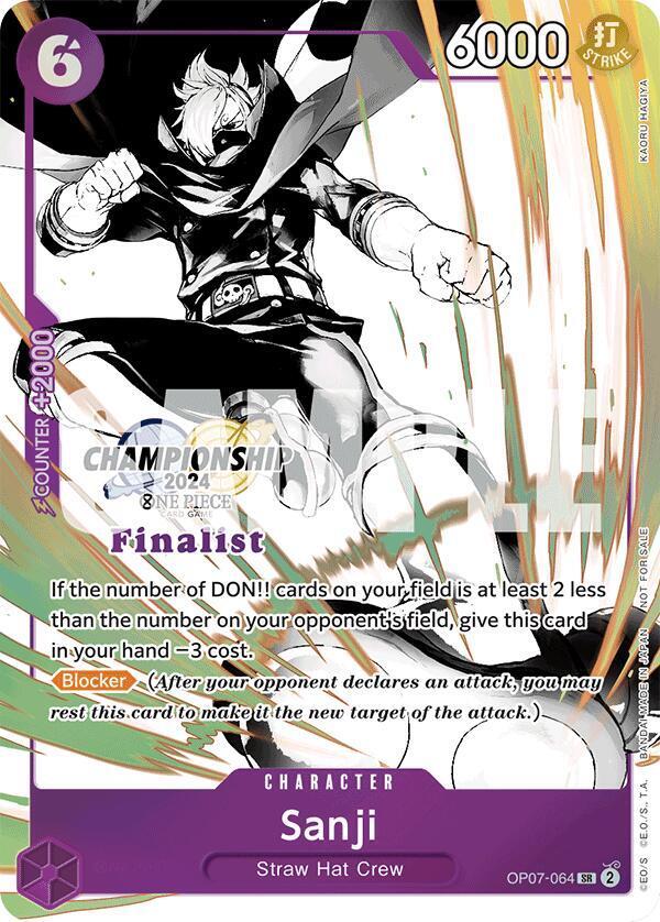Sanji [Championship 2024 Finalist Vol. 2] OP07-064