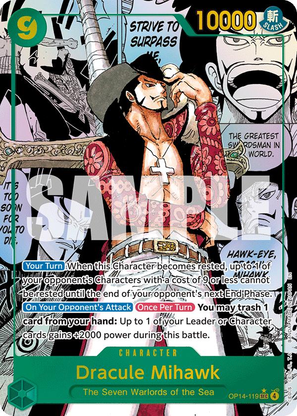 Dracule Mihawk [Manga] OP14-119