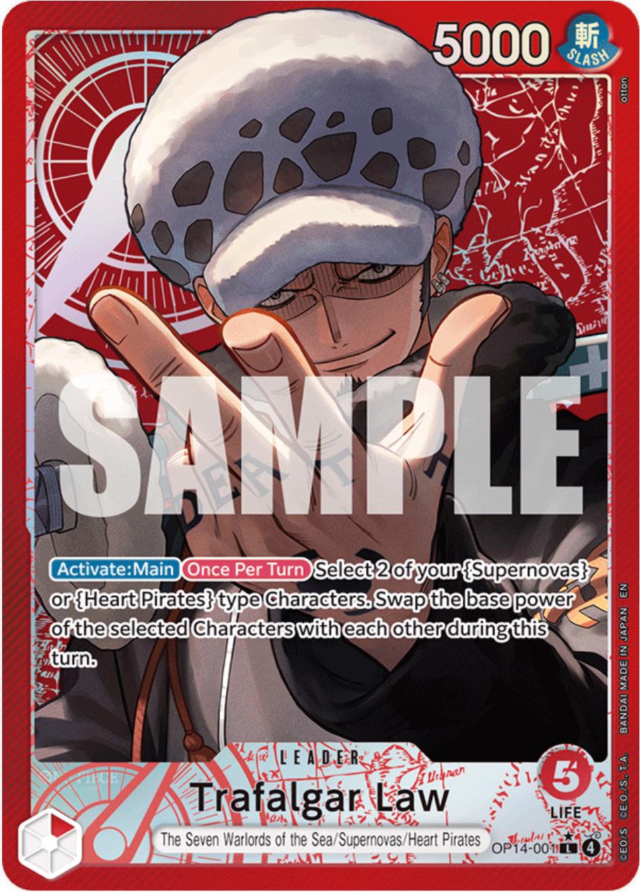 Trafalgar Law [Alternate Art] OP14-001