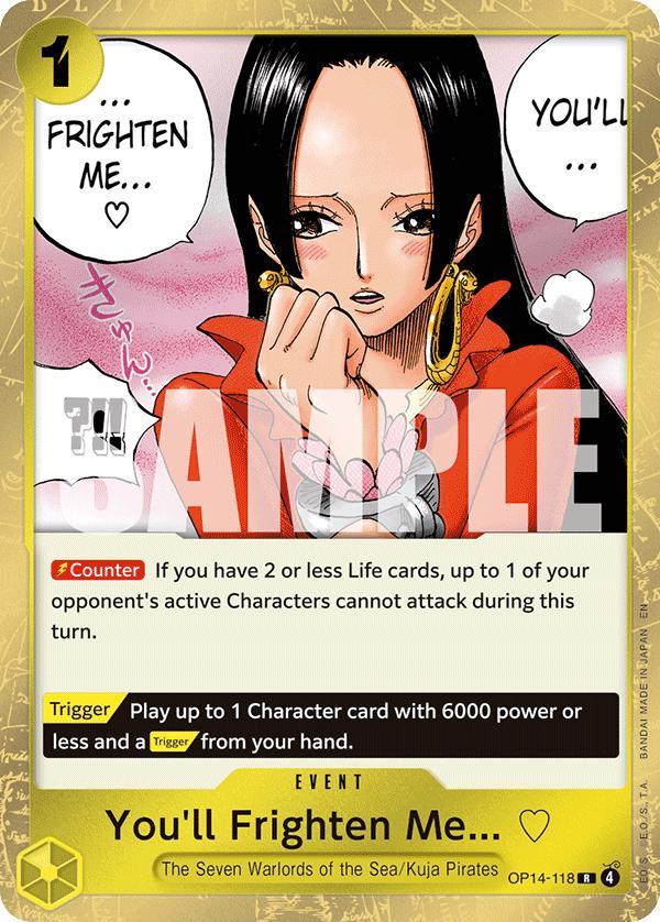 You'll Frighten Me OP14-118