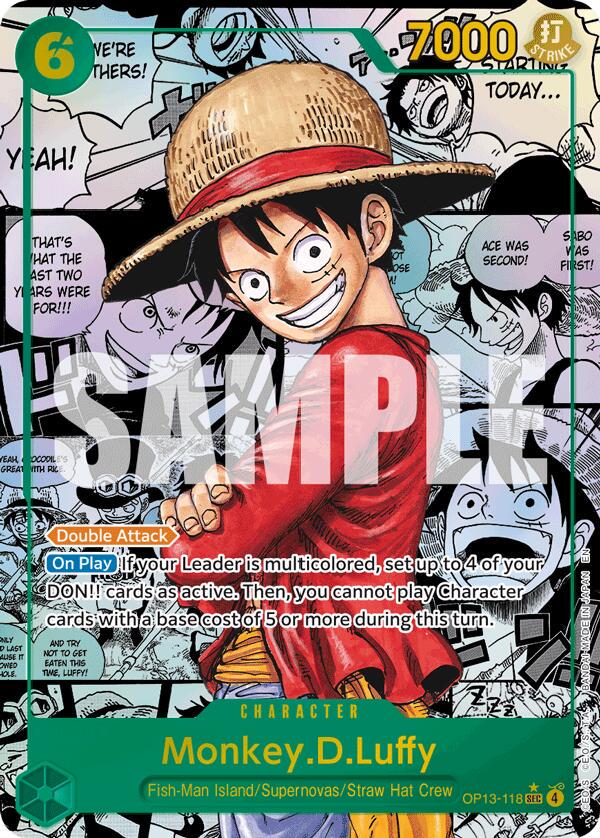 Monkey.D.Luffy [Manga] OP13-118