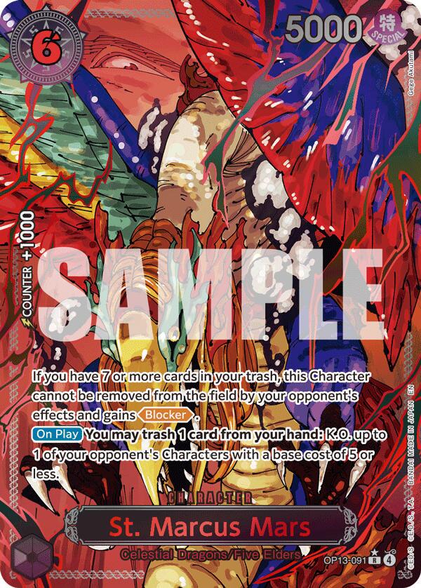 St. Marcus Mars [Red Alternate Art] OP13-091