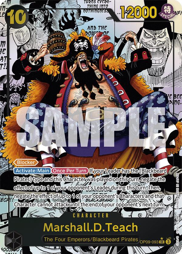 Marshall.D.Teach [Manga] OP09-093