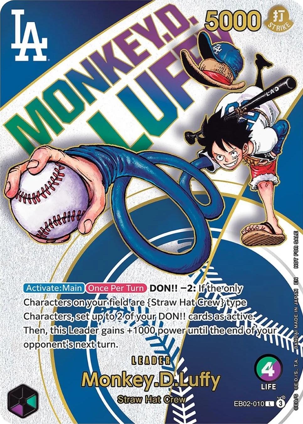 Monkey.D.Luffy [Dodgers] EB02-010
