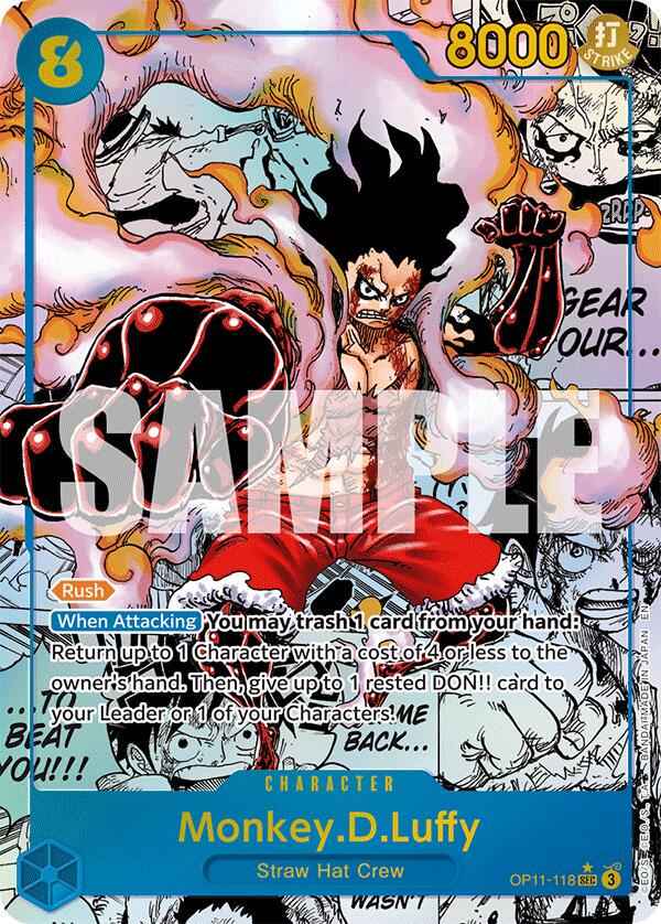 Monkey.D.Luffy [Manga] OP11-118