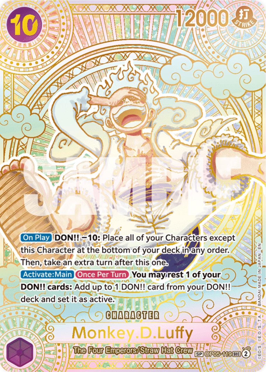 Monkey.D.Luffy [SP Gold] OP05-119