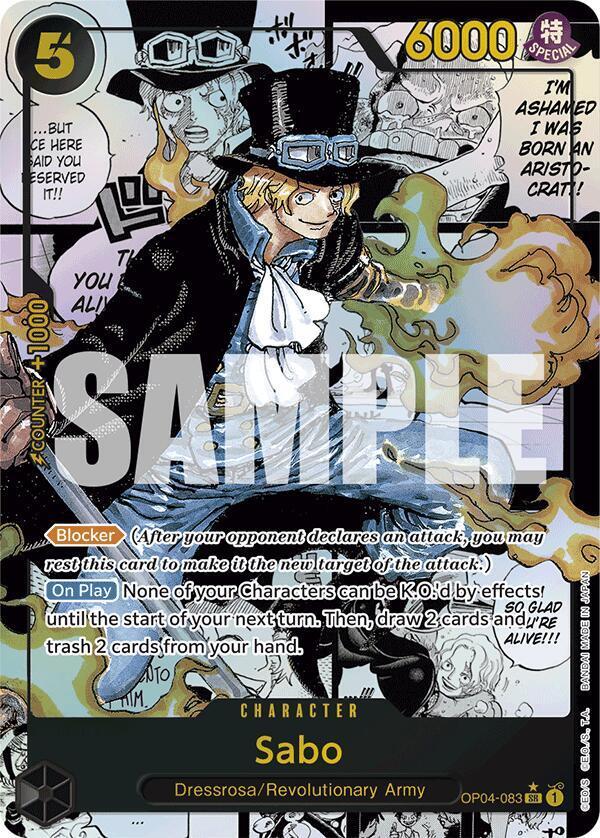 Sabo [Alternate Art Manga PRB01] OP04-083