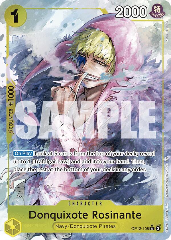 Donquixote Rosinante [Alternate Art] OP12-108