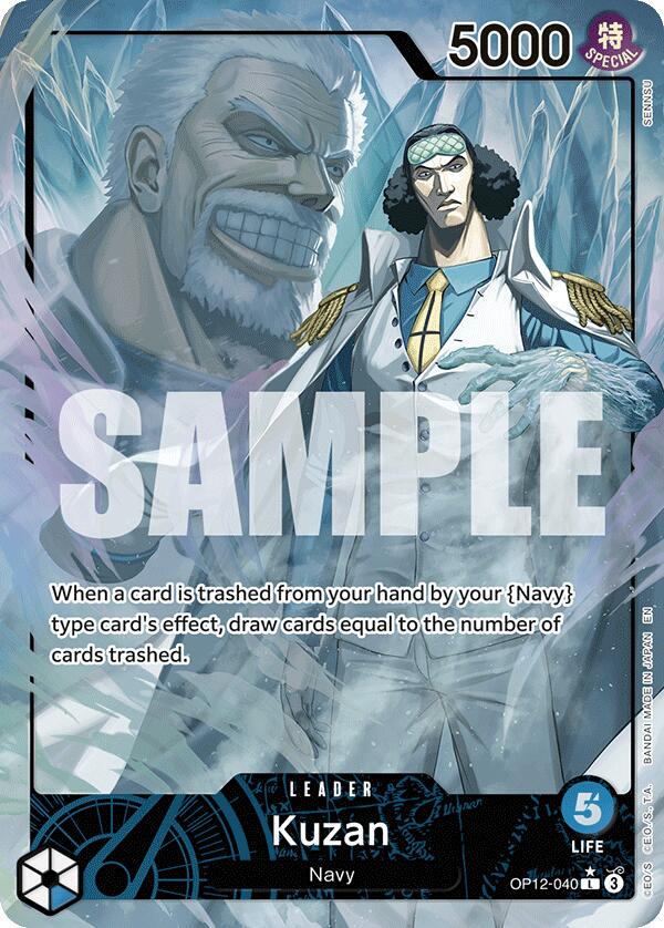 Kuzan [Alternate Art] OP12-040