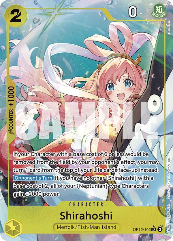 Shirahoshi [Alternate Art] OP12-102