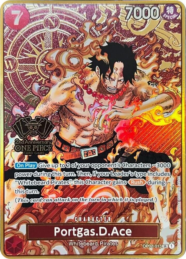 Portgas.D.Ace [2nd Anniversary] OP02-013
