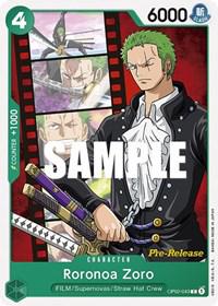 Roronoa Zoro [Pre-release] OP02-043