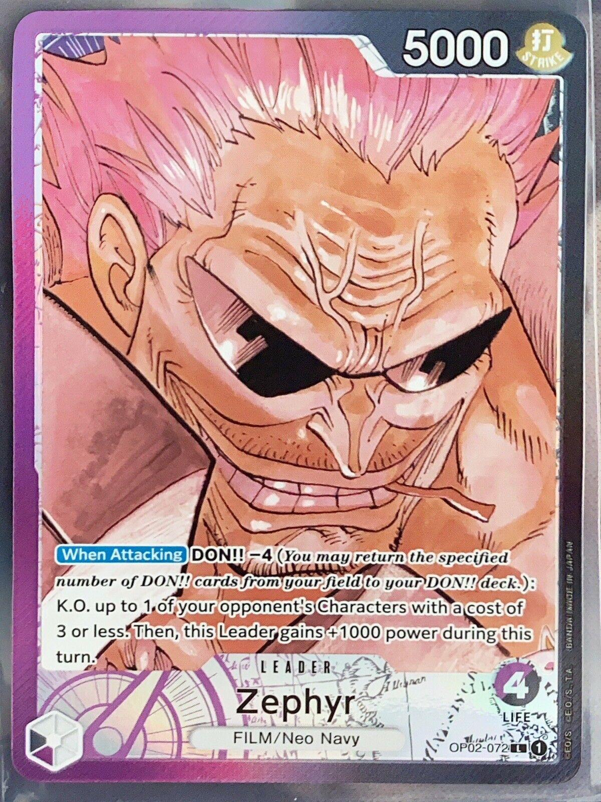 Zephyr [Alternate Art] OP02-072