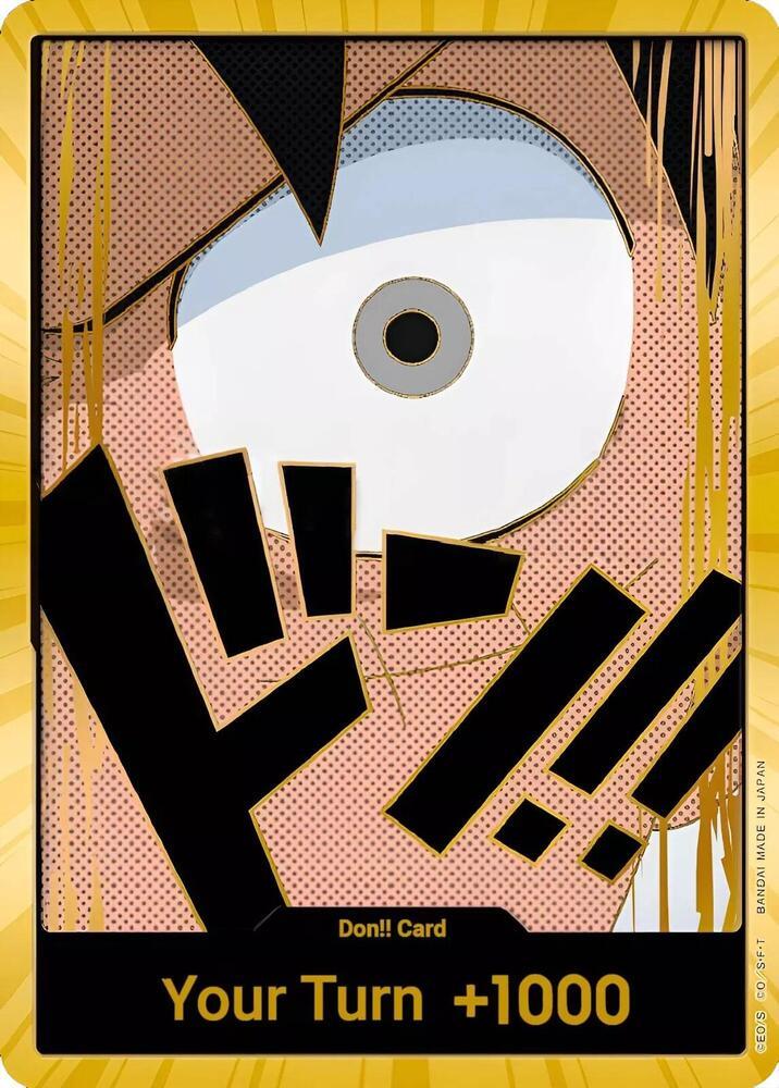 DON Card [Luffy Gold]