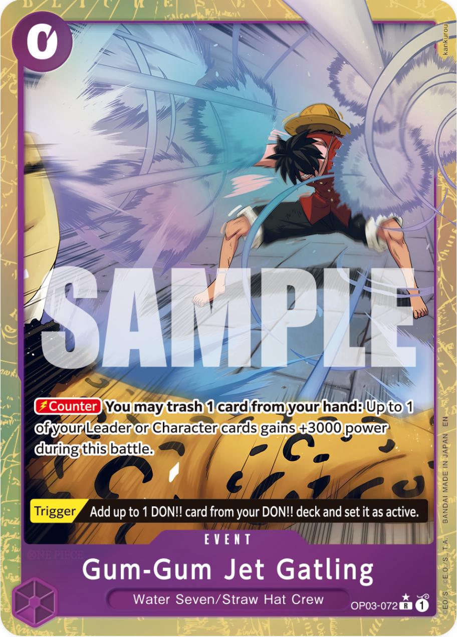 Gum-Gum Jet Gatling [Alternate Art PRB-02] OP03-072