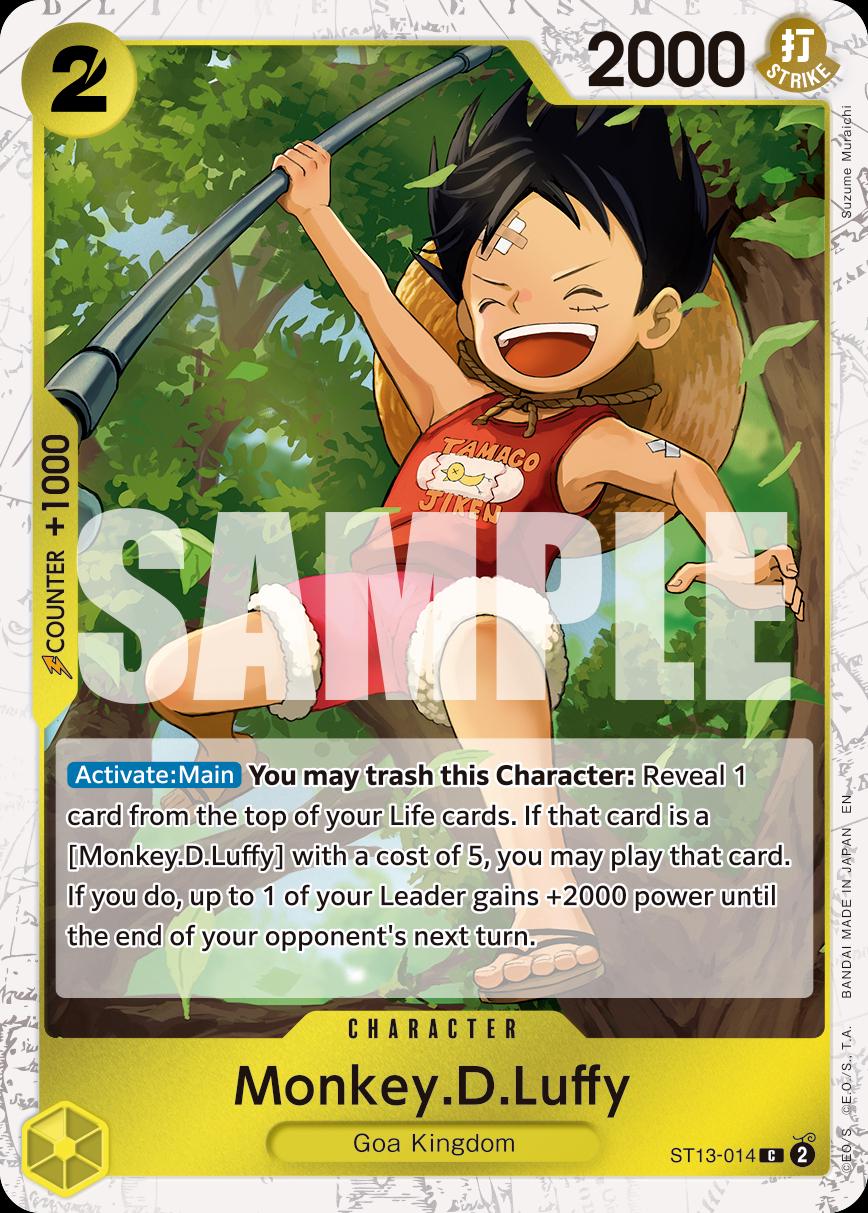 Monkey.D.Luffy [Foil PRB-02] ST13-014